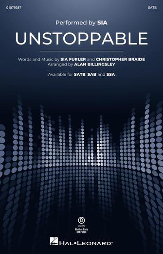 Unstoppable (arr. Alan Billingsley) Sheet Music Preview