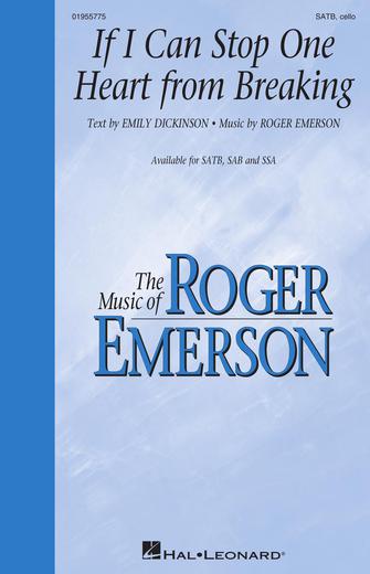 If I Can Stop One Heart From Breaking Sheet Music Preview