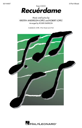 Recuérdame (from Coco) (arr. Roger Emerson) Sheet Music Preview