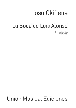 La Boda de Luis Alonso Sheet Music Preview