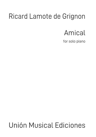 Amical Sheet Music Preview