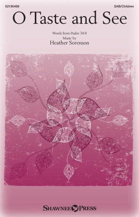 O Taste And See Sheet Music Preview