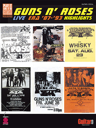 Paradise City (live version) Sheet Music Preview