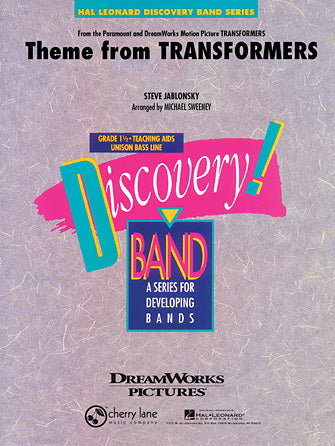 Theme From Transformers - Bb Tenor Saxophone Sheet Music Preview