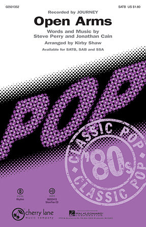 Open Arms Sheet Music Preview