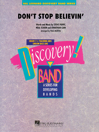 Don't Stop Believin' - Eb Baritone Saxophone Sheet Music Preview