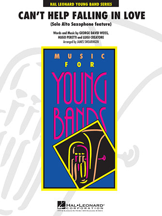 Can't Help Falling In Love (Solo Alto Saxophone Feature) - Percussion 2 Sheet Music Preview