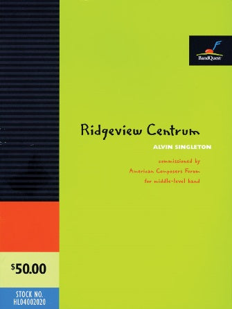 Ridgeview Centrum - F Horn 2 Sheet Music Preview