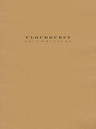 Cloudburst - Percussion 1 Sheet Music Preview
