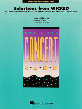 Selections from Wicked (arr. Jay Bocook) - Bb Bass Clarinet Sheet Music Preview
