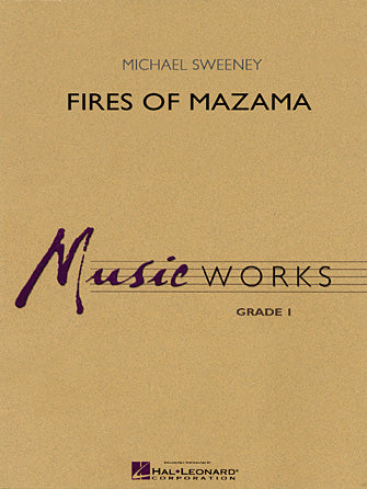 Fires of Mazama - Eb Alto Saxophone 2 Sheet Music Preview