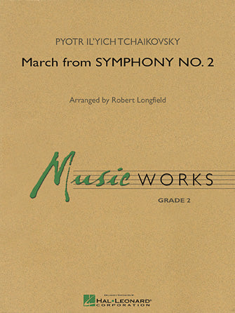 March from Symphony No. 2 - Bb Clarinet 2 Sheet Music Preview