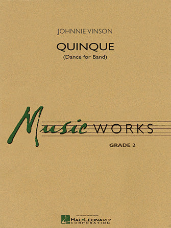 Quinque (Dance for Band) - Eb Alto Saxophone 2 Sheet Music Preview