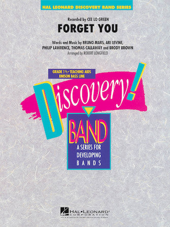 Forget You Sheet Music Preview