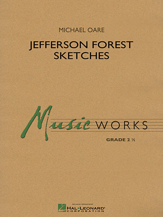 Jefferson Forest Sketches - Eb Baritone Saxophone Sheet Music Preview