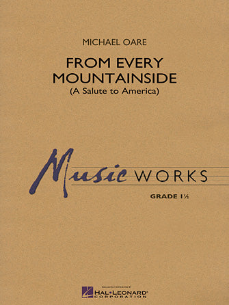 From Every Mountainside (A Salute to America) - Eb Baritone Saxophone Sheet Music Preview