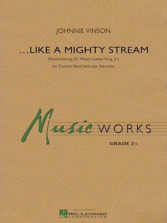 Like a Mighty Stream (for Concert Band and Narrator) - Trombone Sheet Music Preview