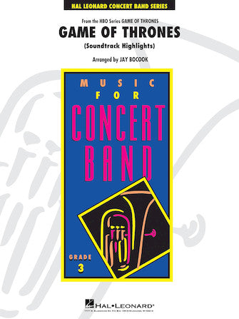 Game Of Thrones (Soundtrack Highlights) (arr. Jay Bocook) - Trombone 2 Sheet Music Preview
