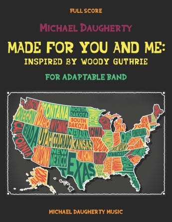 Made for You and Me: Inspired by Woody Guthrie - Part 4 - Electronic Keyboard Sheet Music Preview