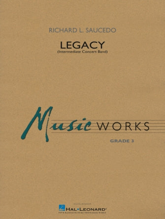 Legacy (Intermediate Version) - Percussion 1 Sheet Music Preview