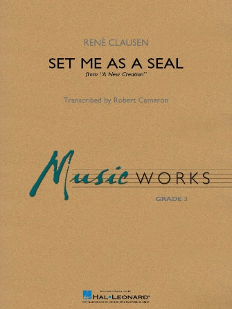 Set Me as a Seal (arr. Robert C. Cameron) - Bb Clarinet 2 Sheet Music Preview
