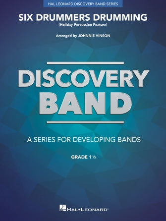 Six Drummers Drumming (Holiday Percussion Feature) Sheet Music Preview
