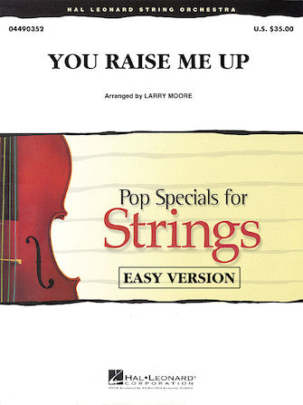 You Raise Me Up (arr. Larry Moore) - Violin 1 Sheet Music Preview
