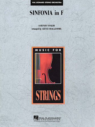 Sinfonia In F - Violin 1 Sheet Music Preview