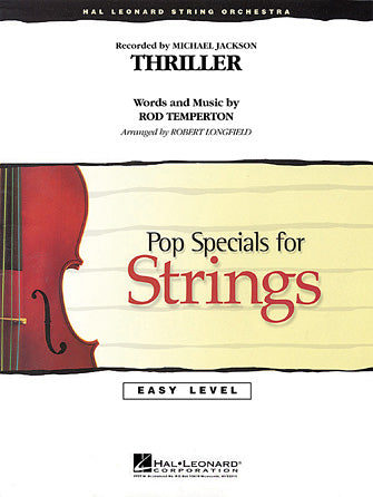 Thriller - String Bass/Electric Bass Sheet Music Preview