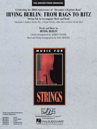Irving Berlin: From Rags To Ritz - Violin 1 Sheet Music Preview