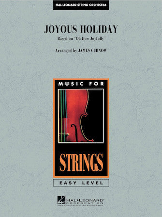 Joyous Holiday (based on Oh How Joyfully) - Violin 1 Sheet Music Preview