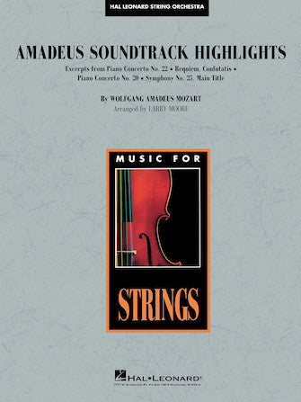 Amadeus Soundtrack Highlights Sheet Music Preview