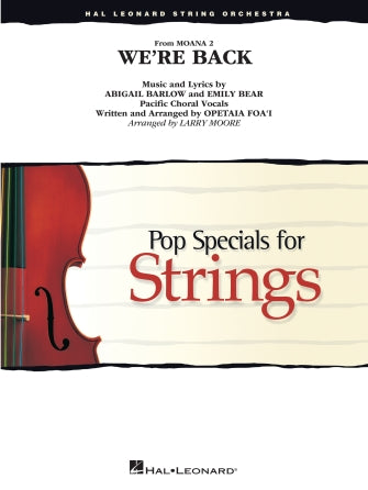 We're Back (from Moana 2) (arr. Larry Moore) Sheet Music Preview