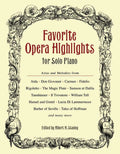 Favorite Opera Highlights for Solo Piano Cover Image