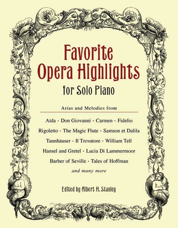 Favorite Opera Highlights for Solo Piano Cover Image