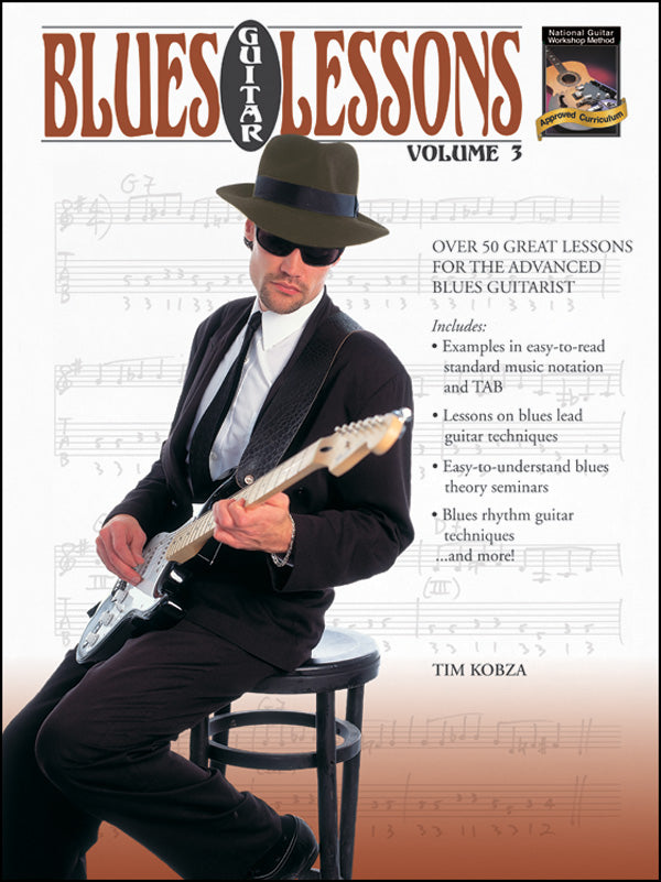 Blues Guitar Lessons, Vol. 3 Cover Image