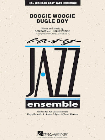 Boogie Woogie Bugle Boy (arr. Michael Sweeney) - Baritone Sax Sheet Music Preview