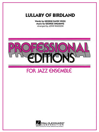 Lullaby Of Birdland - Conductor Score (Full Score) Sheet Music Preview