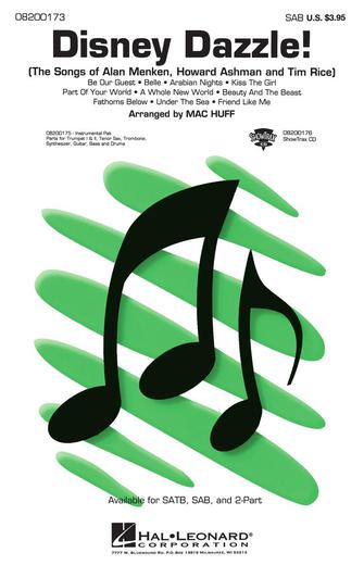 Disney Dazzle! (The Songs of Alan Menken, Howard Ashman and Tim Rice) (Medley) Sheet Music Preview