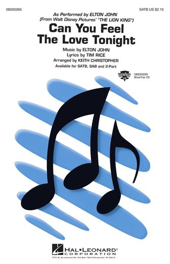 Can You Feel The Love Tonight (from The Lion King) (arr. Keith Christopher) Sheet Music Preview