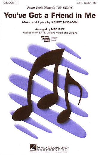 You've Got A Friend In Me (from Toy Story) (arr. Mac Huff) Sheet Music Preview