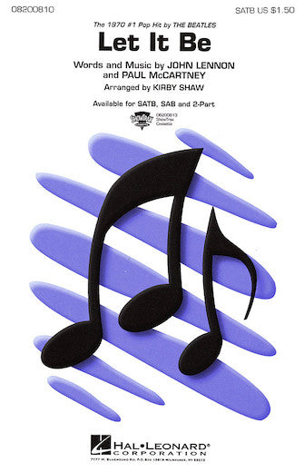 Let It Be (arr. Kirby Shaw) Sheet Music Preview