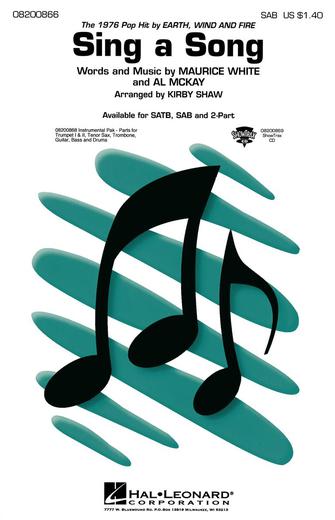 Sing A Song (arr. Kirby Shaw) Sheet Music Preview