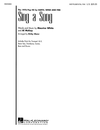 Sing A Song (arr. Kirby Shaw) Sheet Music Preview