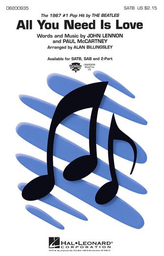 All You Need Is Love (arr. Alan Billingsley) Sheet Music Preview
