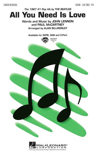 All You Need Is Love (arr. Alan Billingsley) Sheet Music Preview