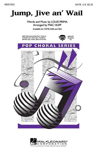 Jump, Jive An' Wail (arr. Mac Huff) Sheet Music Preview