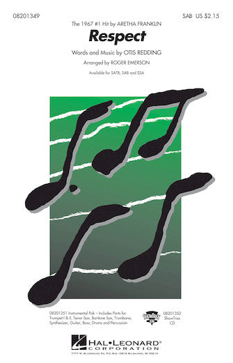 Respect (arr. Roger Emerson) Sheet Music Preview