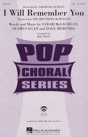 I Will Remember You (arr. Mac Huff) Sheet Music Preview