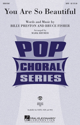 You Are So Beautiful (arr. Mark Brymer) Sheet Music Preview